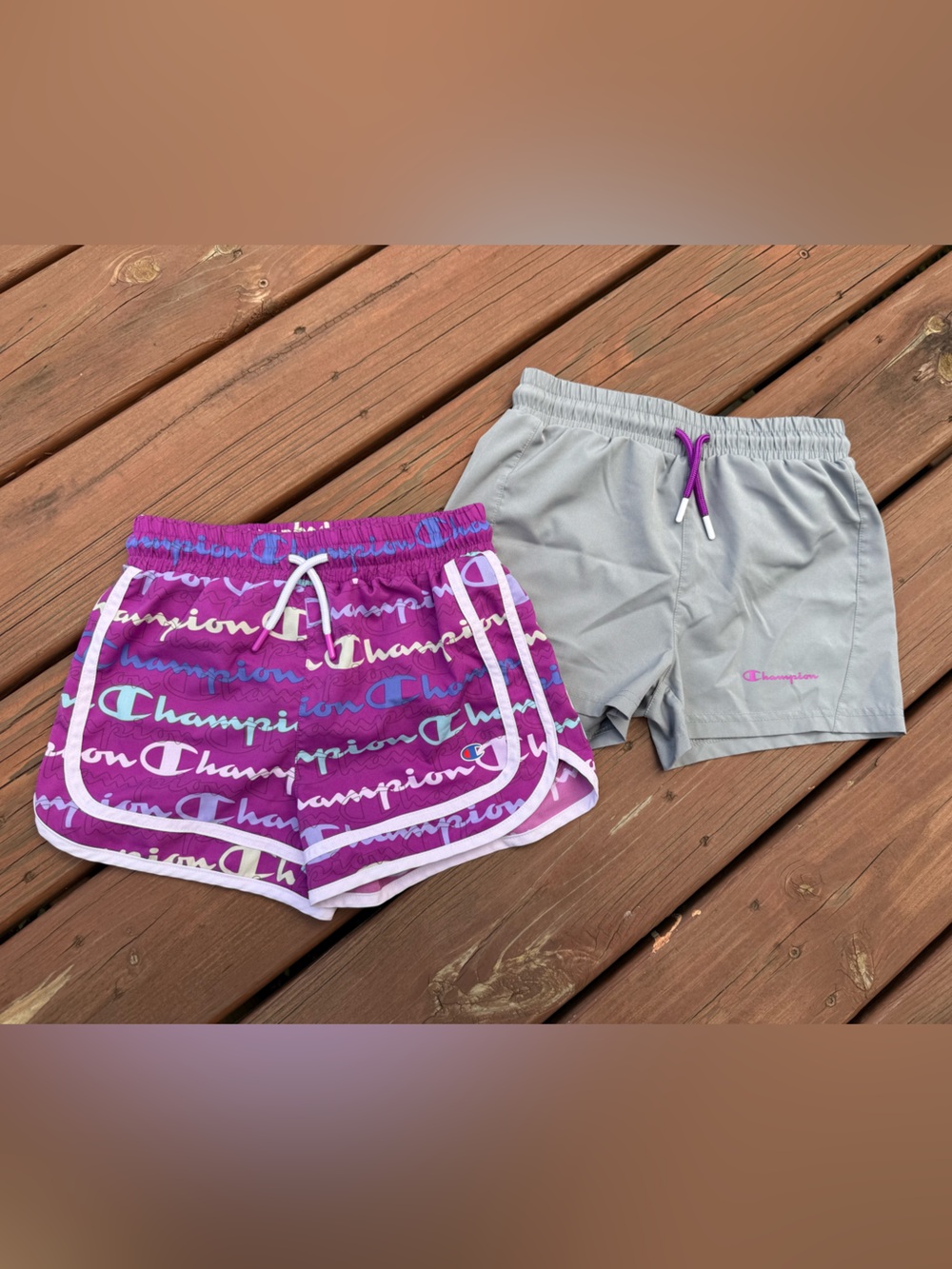 Champion Girls' Set of 2 Athletic Shorts